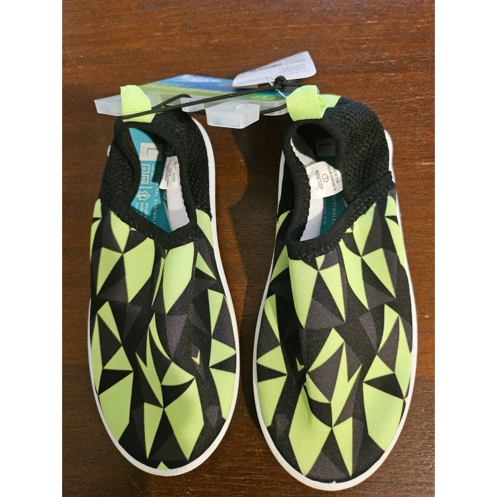 NWT Speedo Green Black Splash And‎ Sun Water Shoes ~ Size L (9/10)